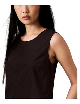 Vestido Poplin Sleeveless Calvin Klein