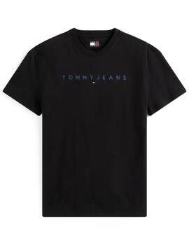 Camiseta Linear Logo Tommy Jeans