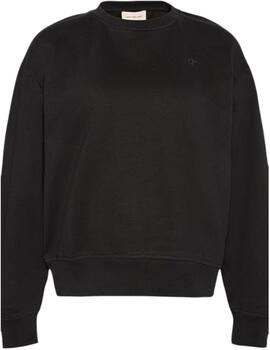 Sudadera woven label peached Calvin Klein