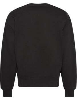 Sudadera woven label peached Calvin Klein