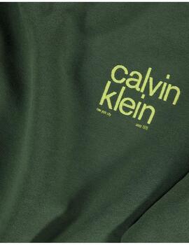 Sudadera Relaxed Back Print Calvin Klein