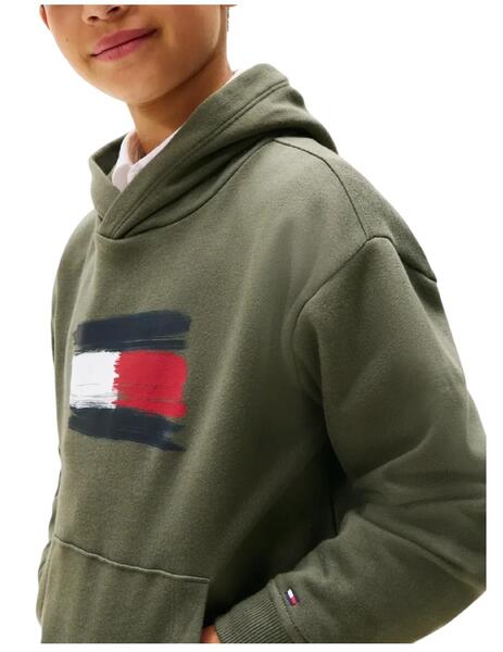 Sudadera Flag Green Tommy Hilfiger