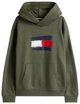Sudadera Flag Green Tommy Hilfiger