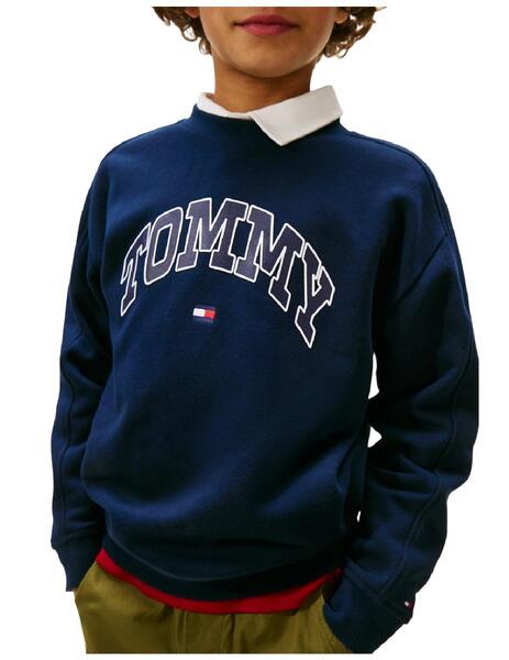 Sudadera Varsity Raised Navy Tommy Hilfiger