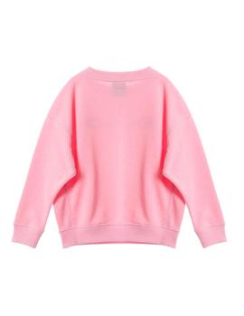 Sudadera rosa oversizefit y logo Champion