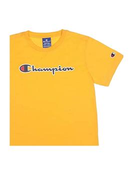 Camiseta amarilla con logo Champion