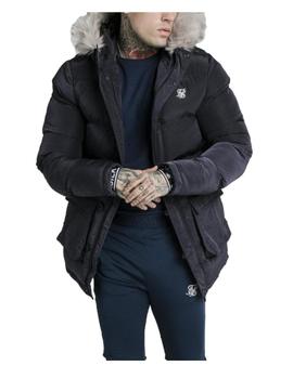 Parka Rip Stop Puff azul marino SikSilk