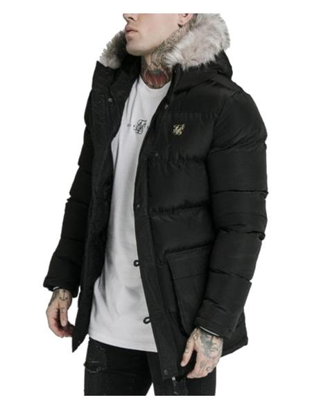 Parka Rip Stop Puff negro