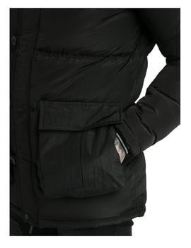 Parka Rip Stop Puff negro SikSilk