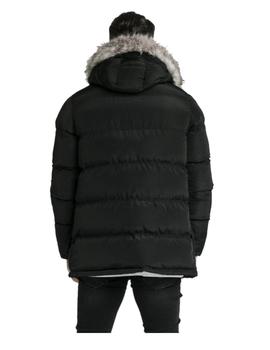 Parka Rip Stop Puff negro SikSilk