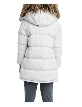 Chaqueta acolchada gris Longline SikSilk