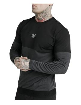 Sudadera negra Advanced Tech SikSilk