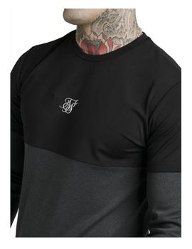 Sudadera negra Advanced Tech SikSilk