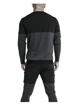 Sudadera negra Advanced Tech SikSilk