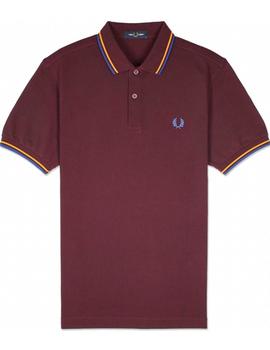 Polo Q3 6410 burdeos Fred Perry