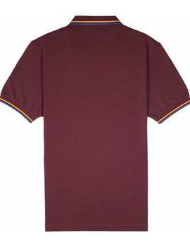 Polo Q3 6410 burdeos Fred Perry