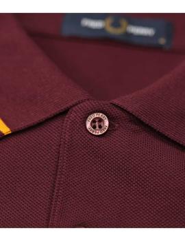 Polo Q3 6410 burdeos Fred Perry