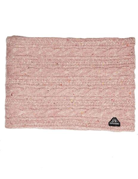 Superdry Gracie Cable Snood Bufanda para clima frío para Mujer