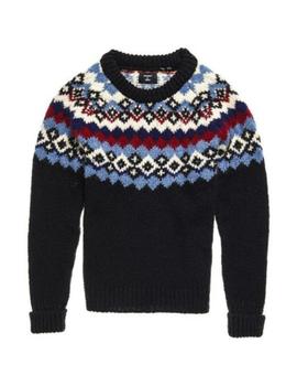 Punto montana jacquard crew Superdry