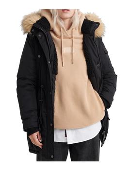 Parka Nadare microfibre negra Superdry