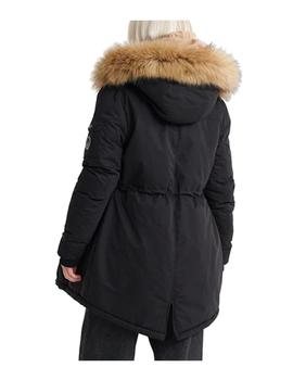 Parka Nadare microfibre negra Superdry