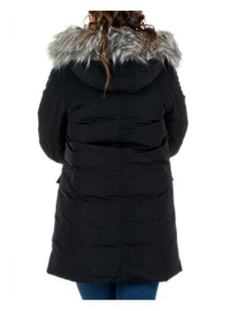 Parka Dinah negra con pelo Pepe Jeans
