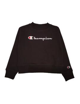 Sudadera sin capucha negra Champion