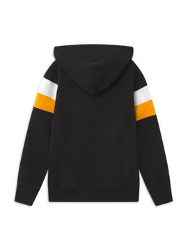 Sudadera negra y amarilla con capucha Champion