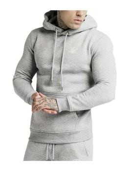 Sudadera gris Muscle fit SikSilk