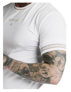 Camiseta de manga corta blanca Element Sik Silk