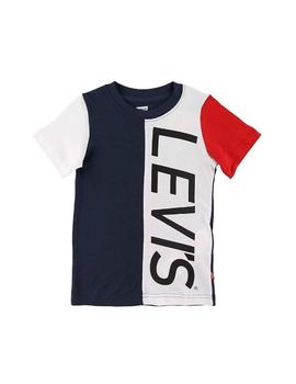 Camiseta tricolor con logo Levi´s