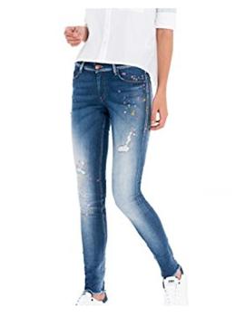 Pantalón Vaquero Skinny Colette Medium Waist Salsa