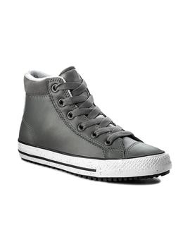 Zapatilla Ctas Boot Pc Hi Piel Gris Converse