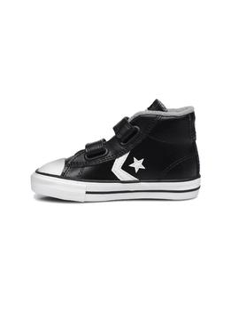 Zapatilla Star PLayer 2V Mid Piel Negra Converse