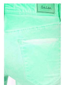 Pantalón Colette Comfort verde Salsa Jeans