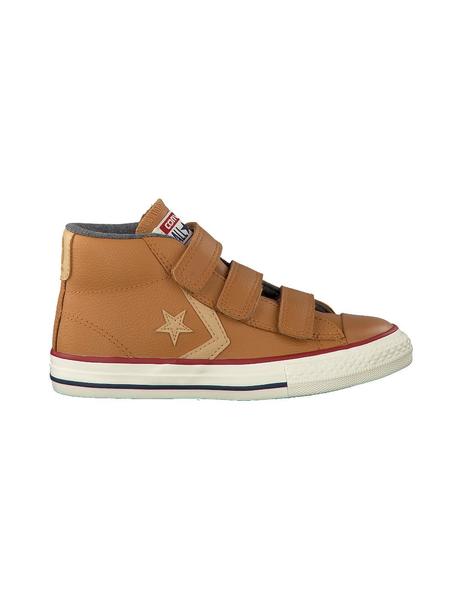 Zapatilla Ev 3v Mid Piel Marron Converse