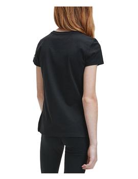 Camiseta negra Exploded Monogram Slim