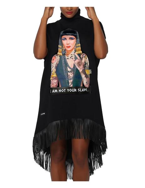 Vestido Cleopatra flecos Be Happiness