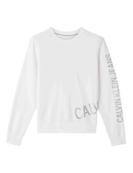 Sudadera blanca Stretch Innovation CN Calvin Klein