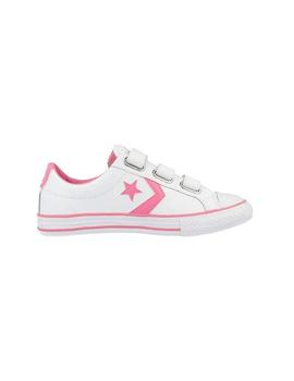 Zapatilla Star Player 3V Ox Blanca Piel Converse