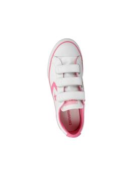 Zapatilla Star Player 3V Ox Blanca Piel Converse