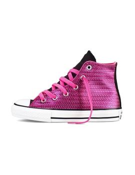 Zapatilla Ct Hii Metalizada Rosa Converse