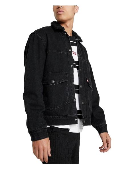 Chaqueta Sherpa Trucker negra Levi's