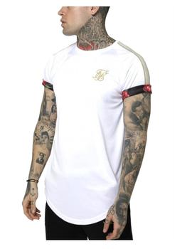 Camiseta Majestic Blanca Sik Silk