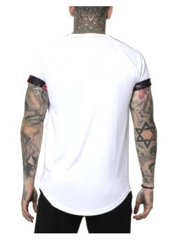 Camiseta Majestic Blanca Sik Silk