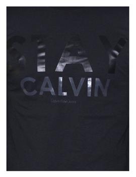 Camiseta manga larga negra Calvin Klein
