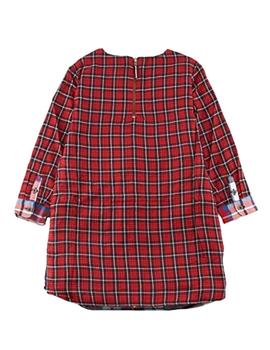 Vestido Patch de tartan Tommy Hilfiger