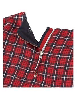 Vestido Patch de tartan Tommy Hilfiger