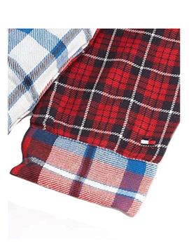 Vestido Patch de tartan Tommy Hilfiger