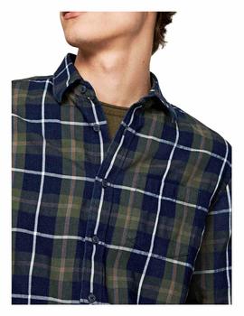 Camisa Chase cuadros verde Pepe Jeans